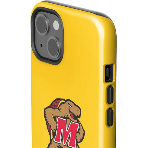 University of Maryland Terps Yellow iPhone 15 Impact Case